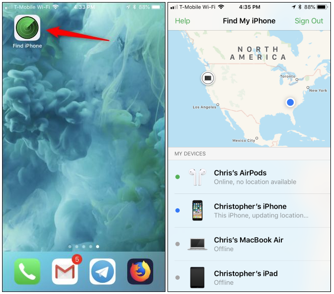 app per trovare gli airpods