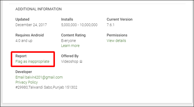 segnalare una app falsa a Google segnalare una app falsa a Google