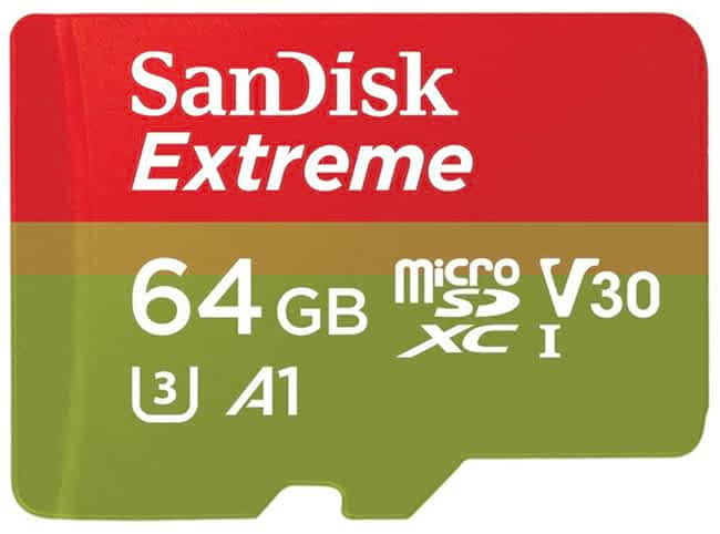 SanDisk Extreme UHS-3 da 64 GB SanDisk Extreme UHS-3 da 64 GB