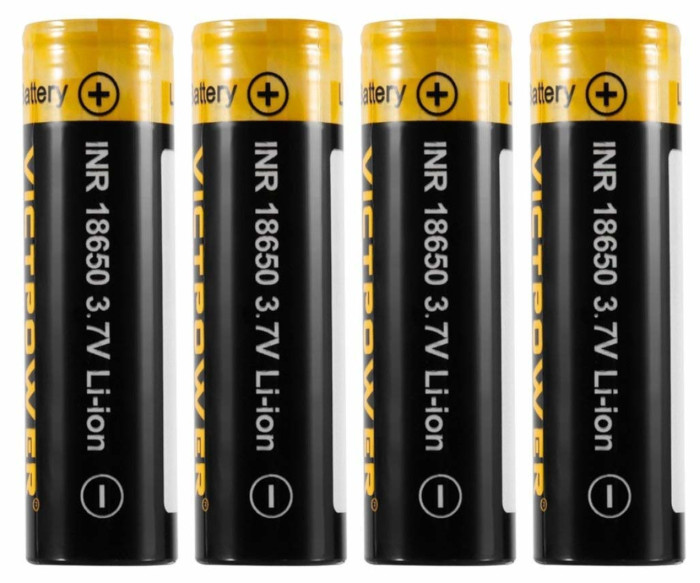 Batteria ricaricabile per torcia a LED da 18650-3,7V-2600mAh Batteria ricaricabile per torcia a LED da 18650-3,7V-2600mAh