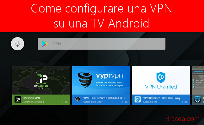 Come configurare una VPN su un TV Android Come configurare una VPN su un TV Android