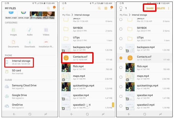 condividere-contatti-salvati-android condividere-contatti-salvati-android