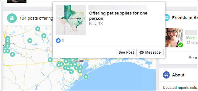 Ricevere assistenza emergenze facebook