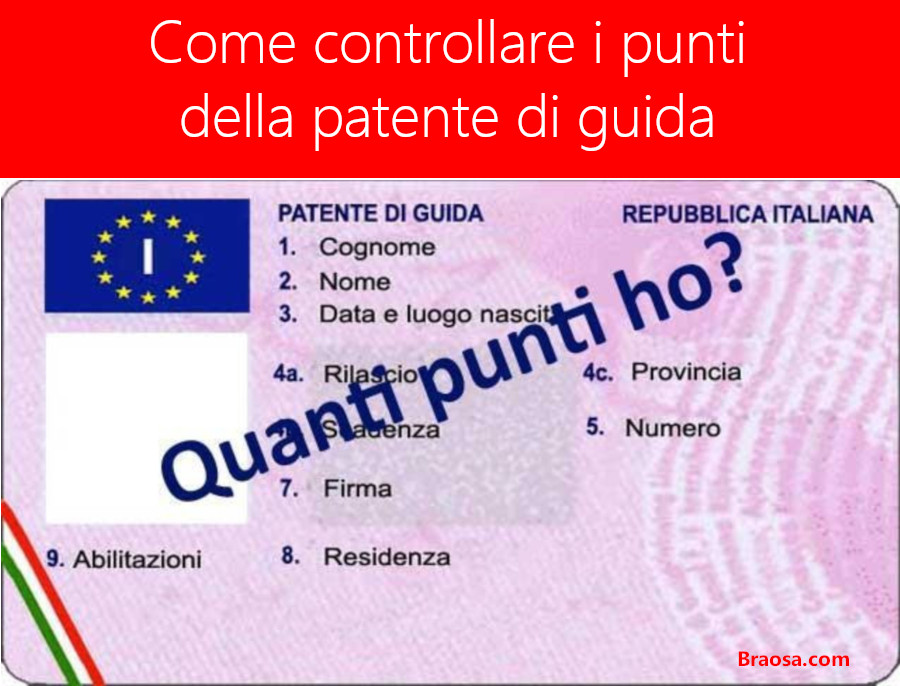 Come controllare i punti della patente Come controllare i punti della patente