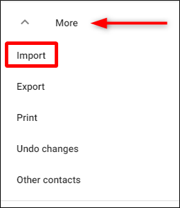 Importare i contatti Google Android Importare i contatti Google Android