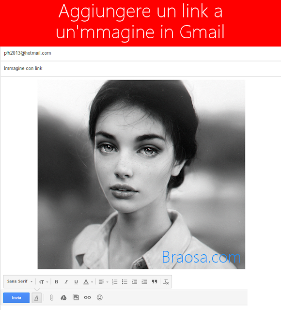 Come inserire un link in una foto o immagine in un messaggio  Gmail Come inserire un link in una foto o immagine in un messaggio  Gmail
