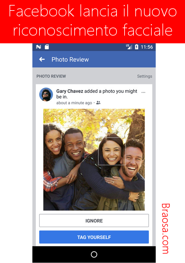 Come funziona il riconoscimento facciale di Facebook in arrivo nel 2018 Come funziona il riconoscimento facciale di Facebook in arrivo nel 2018