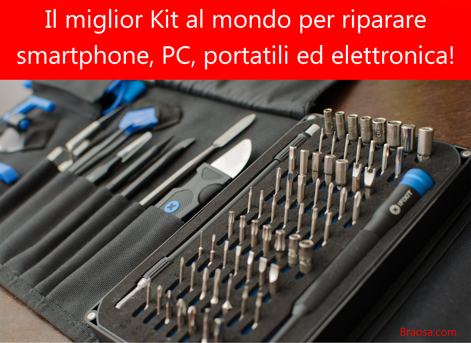 Il kit di riparazione elettronica migliore e più completo al mondo Il kit di riparazione elettronica migliore e più completo al mondo