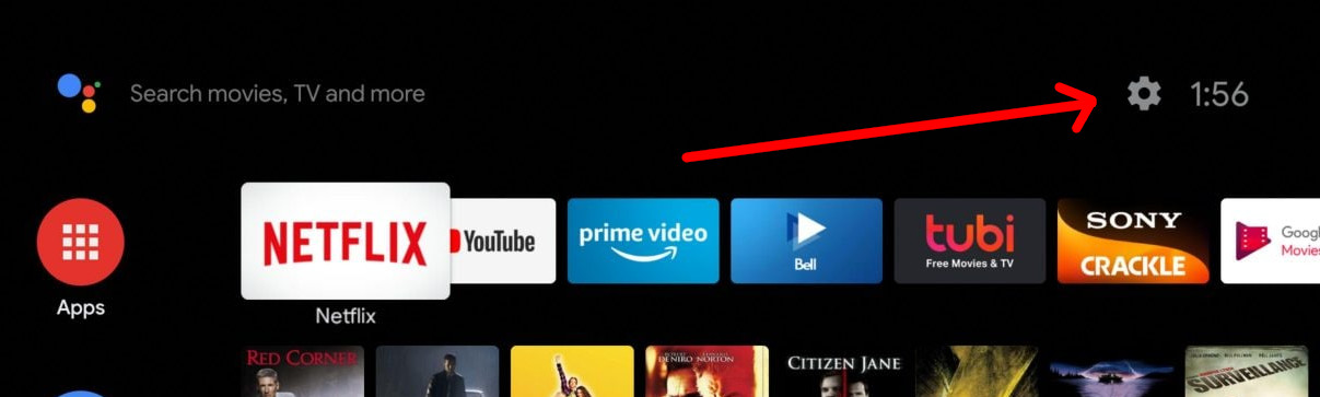 Impostazioni TV Android Impostazioni TV Android
