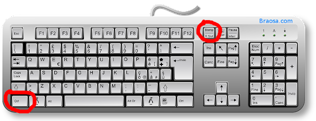 Copiare sito sul monitor con la tastiera del PC