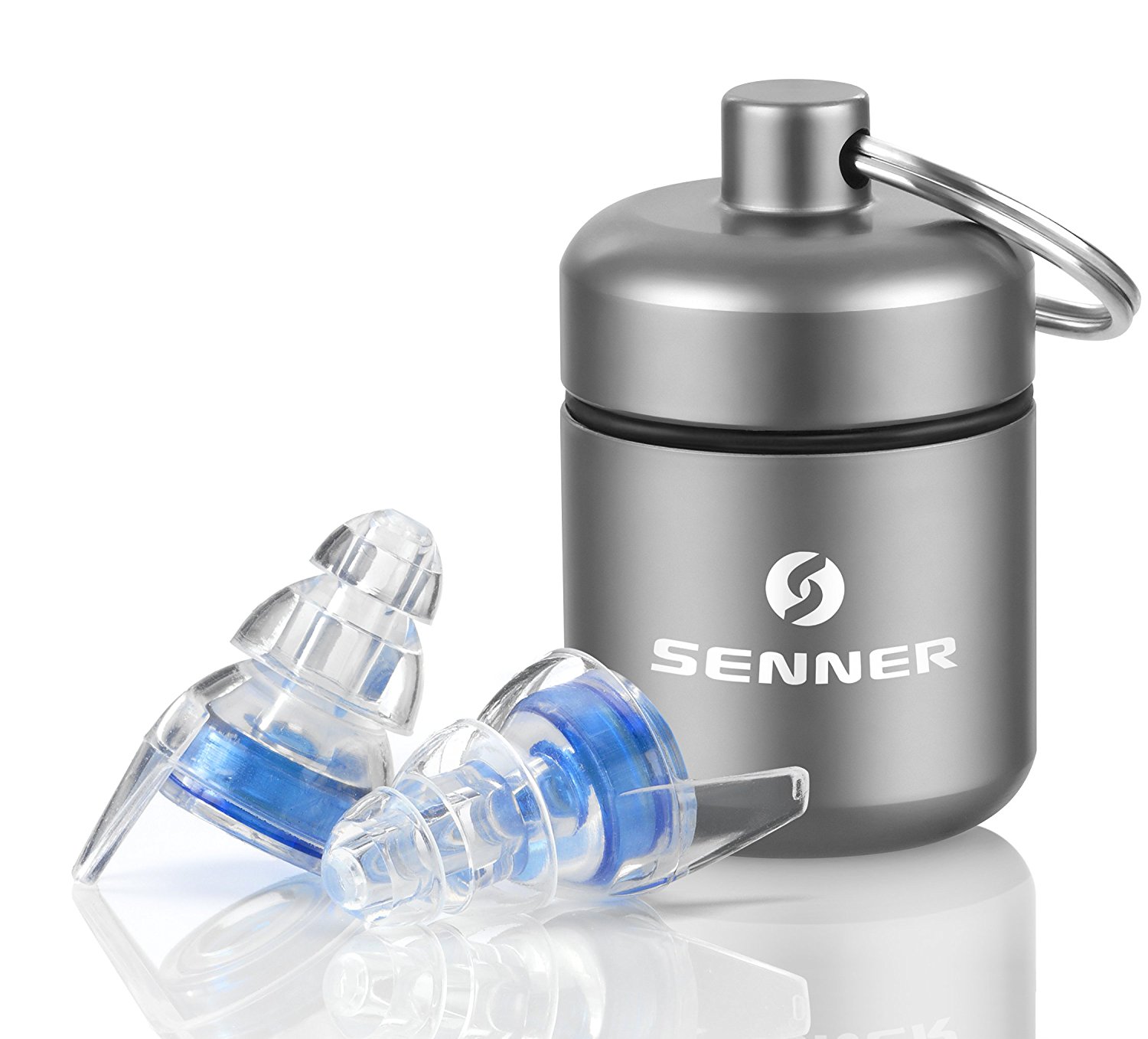 Senner MusicPro tappi per le orecchie a protezione dell’udito con contenitore in alluminio Senner MusicPro tappi per le orecchie a protezione dell’udito con contenitore in alluminio