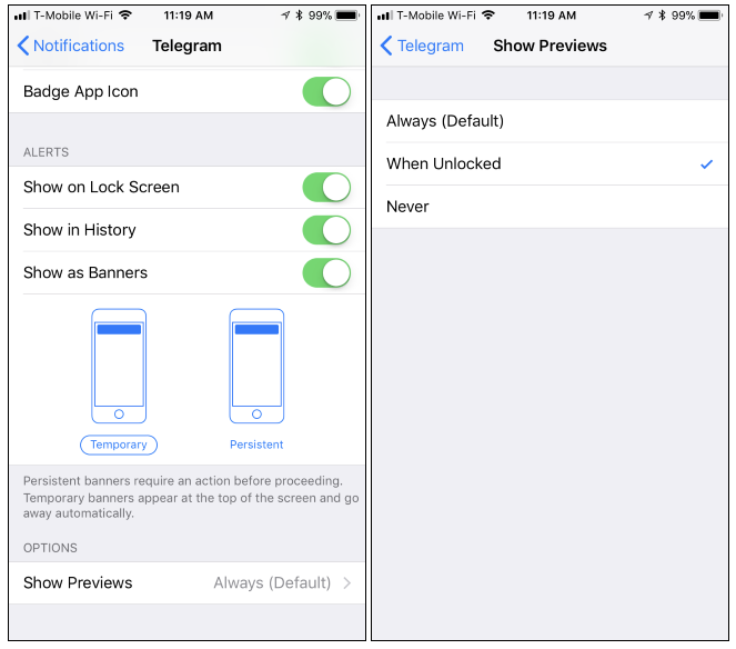 Come nascondere le anteprime di notifica per singole applicazioni dell'iPhone Come nascondere le anteprime di notifica per singole applicazioni dell'iPhone