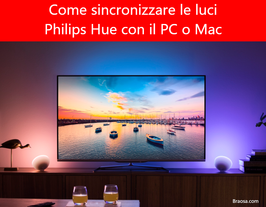 Come sincronizzare le lampadine Philips Hue con il PC o Mac Come sincronizzare le lampadine Philips Hue con il PC o Mac