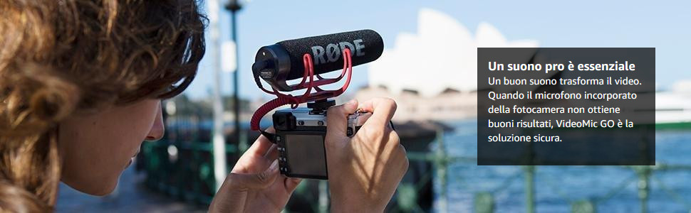 Rode VMGO VideoMic Go Microfono Direzionale
