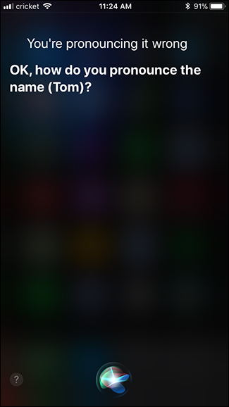 Come correggere gli errori di pronuncia dei nomi siri Come correggere gli errori di pronuncia dei nomi siri