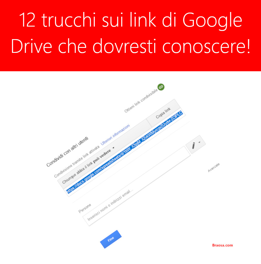 12 trucchi sui link di condivisione di Google Drive 12 trucchi sui link di condivisione di Google Drive
