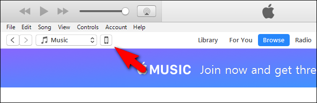 Crea un nuovo profilo in iTunes per questo telefono