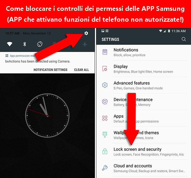 COME FERMARE I CONTROLLI DEI PERMESSI DELLE APP SAMSUNG DALLE NOTIFICHE COME FERMARE I CONTROLLI DEI PERMESSI DELLE APP SAMSUNG DALLE NOTIFICHE