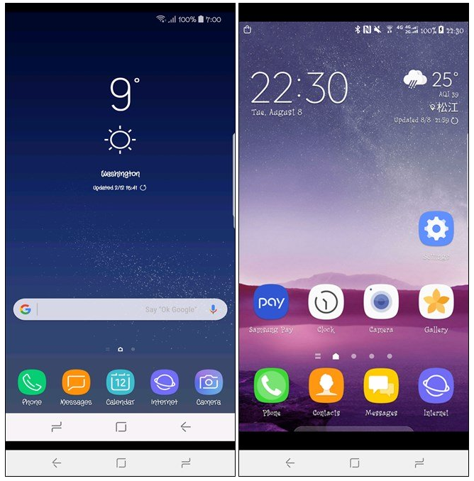 font classici Samsung 