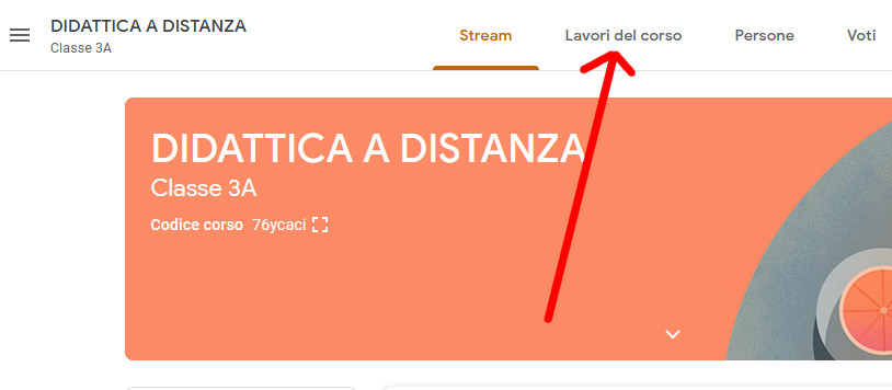 Lavori del corso