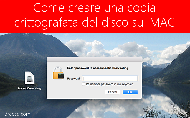 Come fare una copia immagine del disco su un PC MAC Come fare una copia immagine del disco su un PC MAC