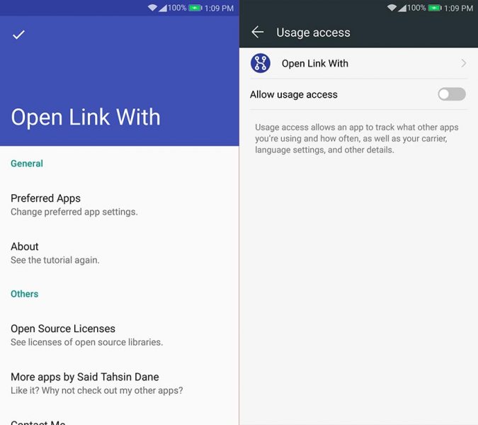 app Open Link With app Open Link With