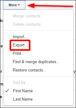 esportare i contatti icloud esportare i contatti icloud