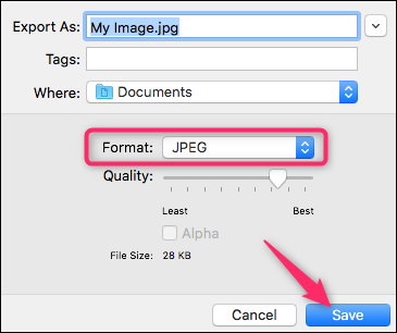Livello qualità immagine Livello qualità immagine