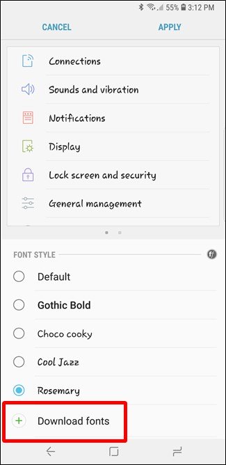 Come aggiungere nuovi font ai telefoni Samsung Come aggiungere nuovi font ai telefoni Samsung