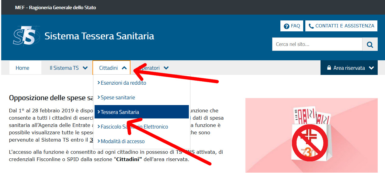 Richiedere un duplicato della carta regionale dei servizi