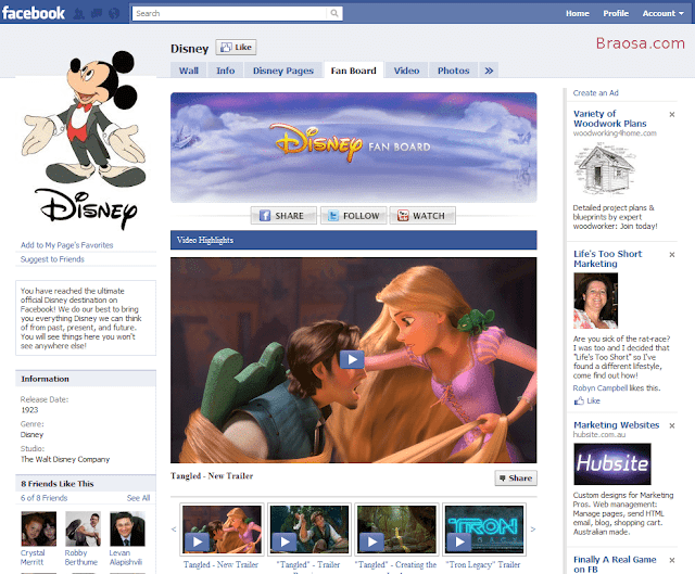 Esempio Pagina Facebook