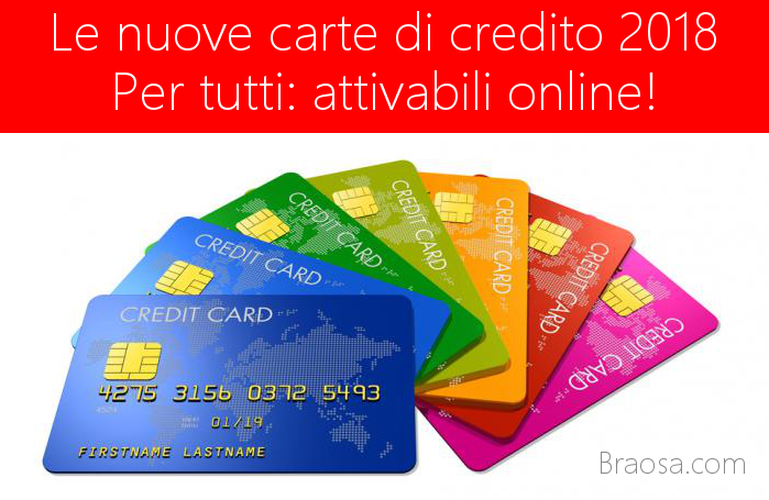 Le carte di credito più convenienti attivabili da tutti online Le carte di credito più convenienti attivabili da tutti online