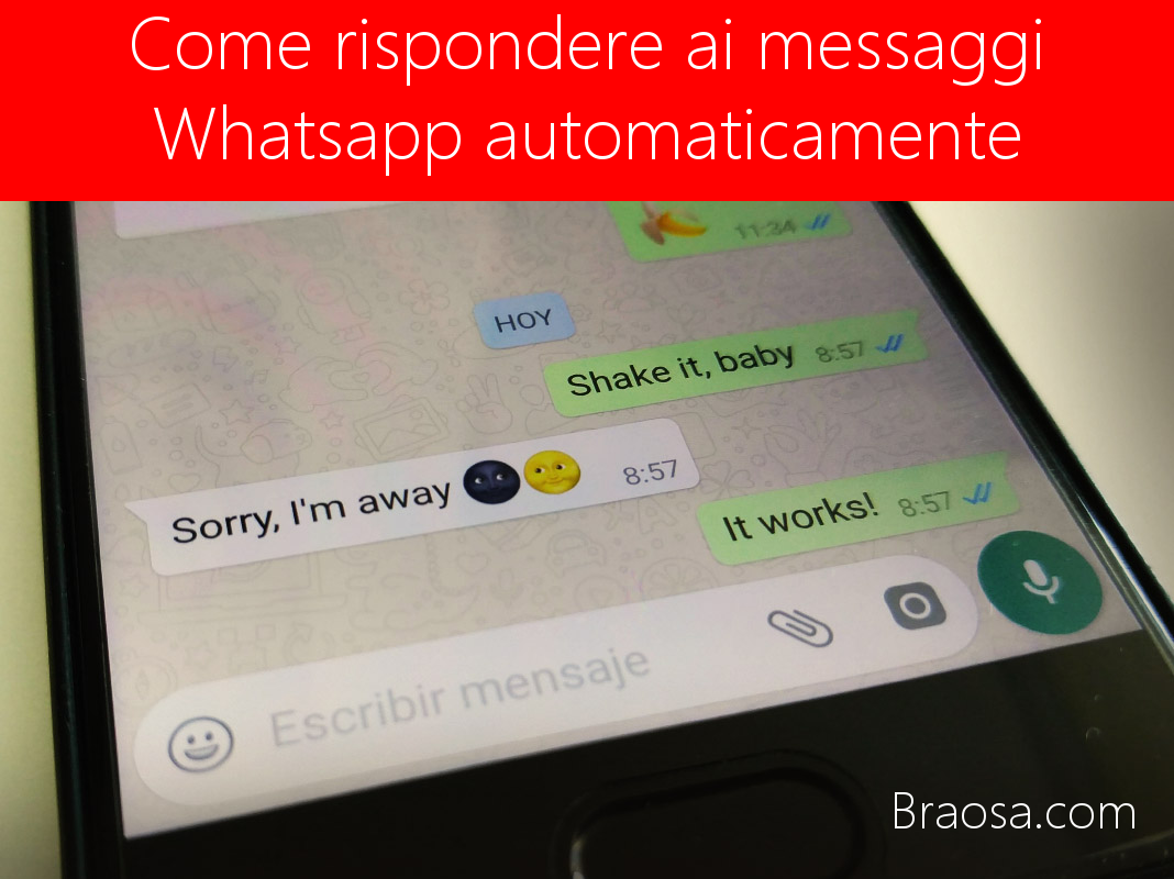 come rispondere ai messaggi Whatsapp automaticamente come rispondere ai messaggi Whatsapp automaticamente