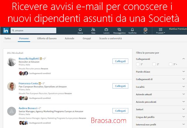 Come sapere i nomi del personale neo assunto in una società