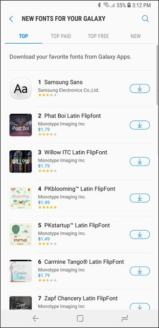 Galaxy Apps store Galaxy Apps store