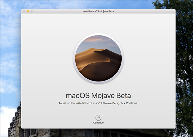 apertura-installazione-Mojave apertura-installazione-Mojave