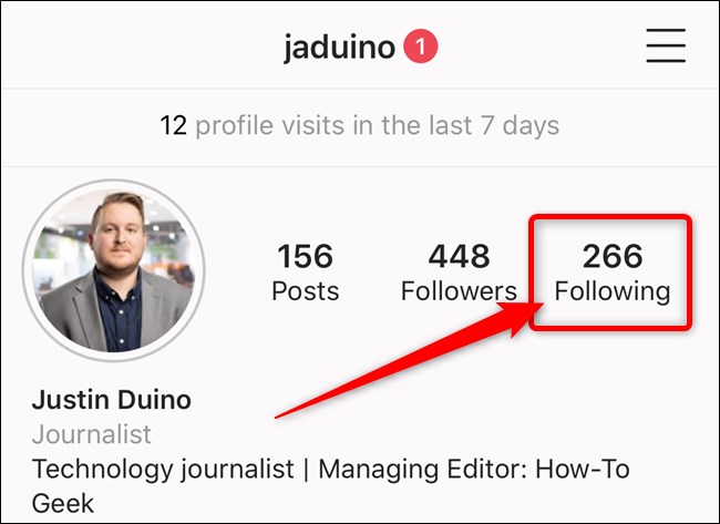 Opzione seguiti Instagram Opzione seguiti Instagram