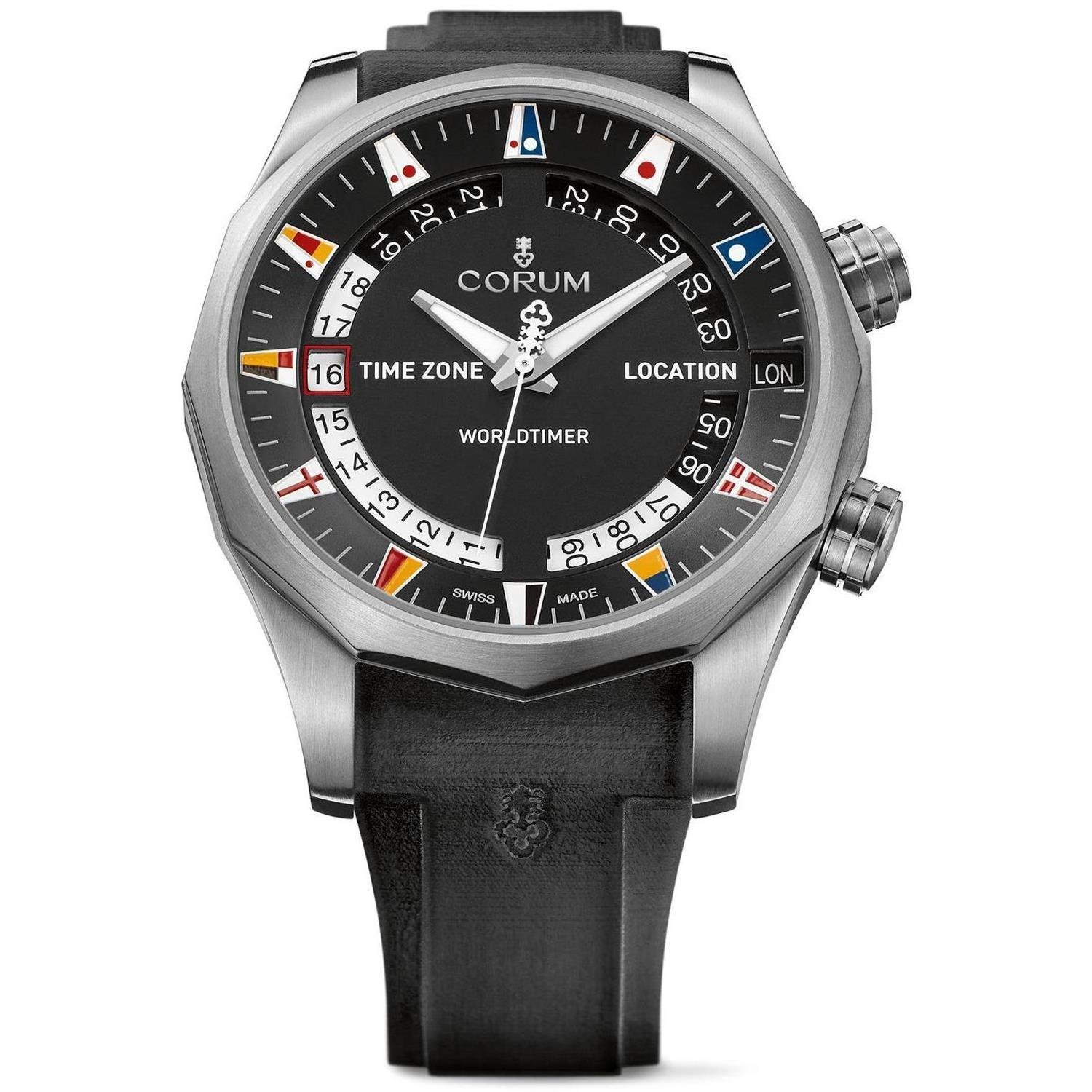CORUM MEN'S ADMIRAL S CUP LEGEND 47 WORLDTIMER 47MM WATCH 