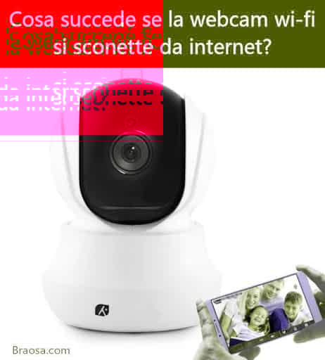Cosa succede se la webcam wifi se si sconnette da internet Cosa succede se la webcam wifi se si sconnette da internet