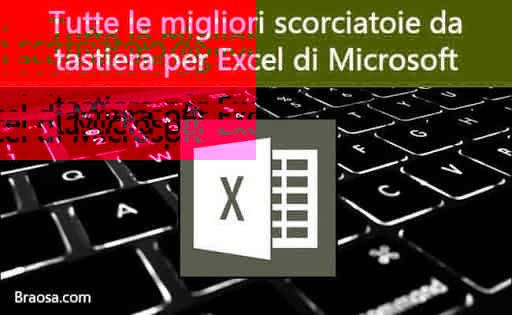 Le migliori scorciatoie da tastiera Excel Microsoft Le migliori scorciatoie da tastiera Excel Microsoft