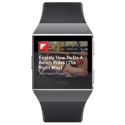 Flipboard App per Fitbit Ionic. Flipboard App per Fitbit Ionic.