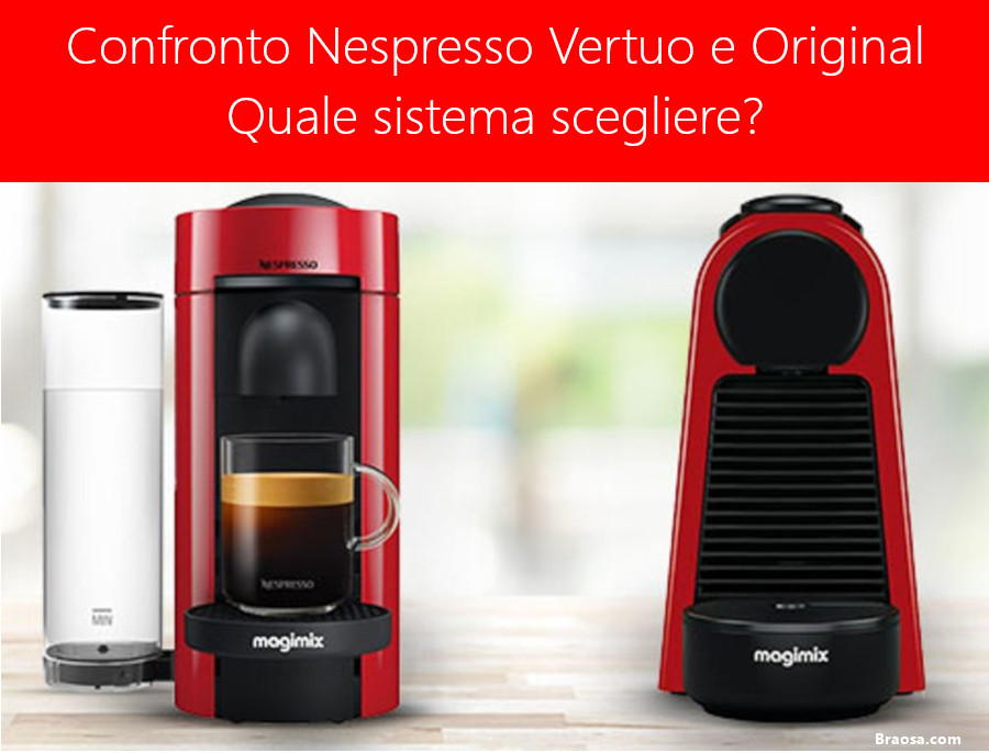 Confronto Nespesso Vertuo e capsula originale Confronto Nespesso Vertuo e capsula originale