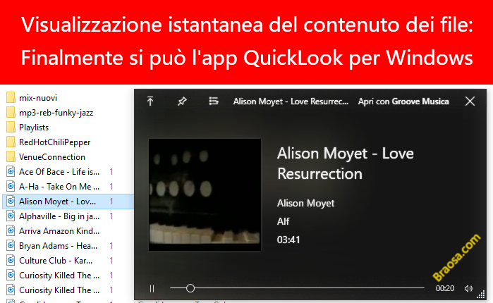 Come visualizzare in anteprima file Windows con Quicklook Come visualizzare in anteprima file Windows con Quicklook
