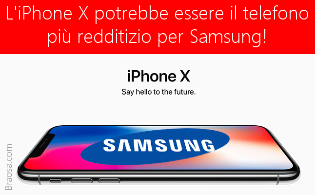 L'iPhone X potrebbe essere il telefono più redditizio di Samsung: come le aziende tecnologiche si fidano l'una dell'altra L'iPhone X potrebbe essere il telefono più redditizio di Samsung: come le aziende tecnologiche si fidano l'una dell'altra