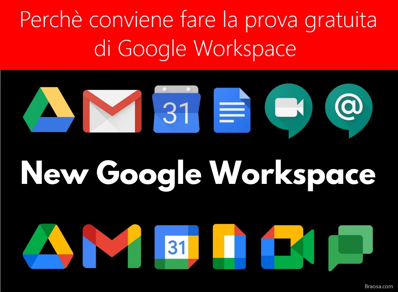 Google Workspace perchè conviene fare la prova gratuita Google Workspace perchè conviene fare la prova gratuita