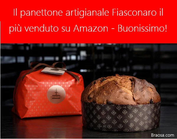 PAnettone artigianale Fiasconaro il ppiù venduto su Amazon è buonissimo. PAnettone artigianale Fiasconaro il ppiù venduto su Amazon è buonissimo.
