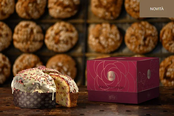 Panettone Fiasconaro con rosa e fico d'India