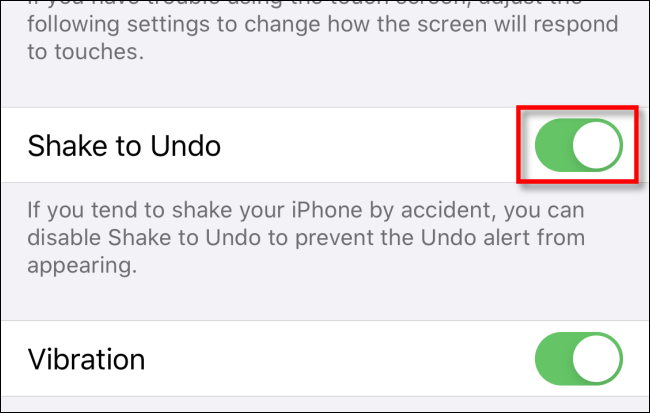 Impostazione agita per annullare iphone ipad Impostazione agita per annullare iphone ipad