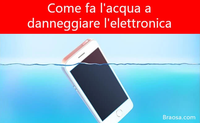 Come l'acqua danneggia l'elettronica Come l'acqua danneggia l'elettronica