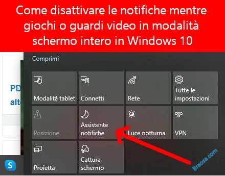 Come disattivare le notifiche mentre giochi o guardi video in modalità schermo intero in Windows 10 Come disattivare le notifiche mentre giochi o guardi video in modalità schermo intero in Windows 10